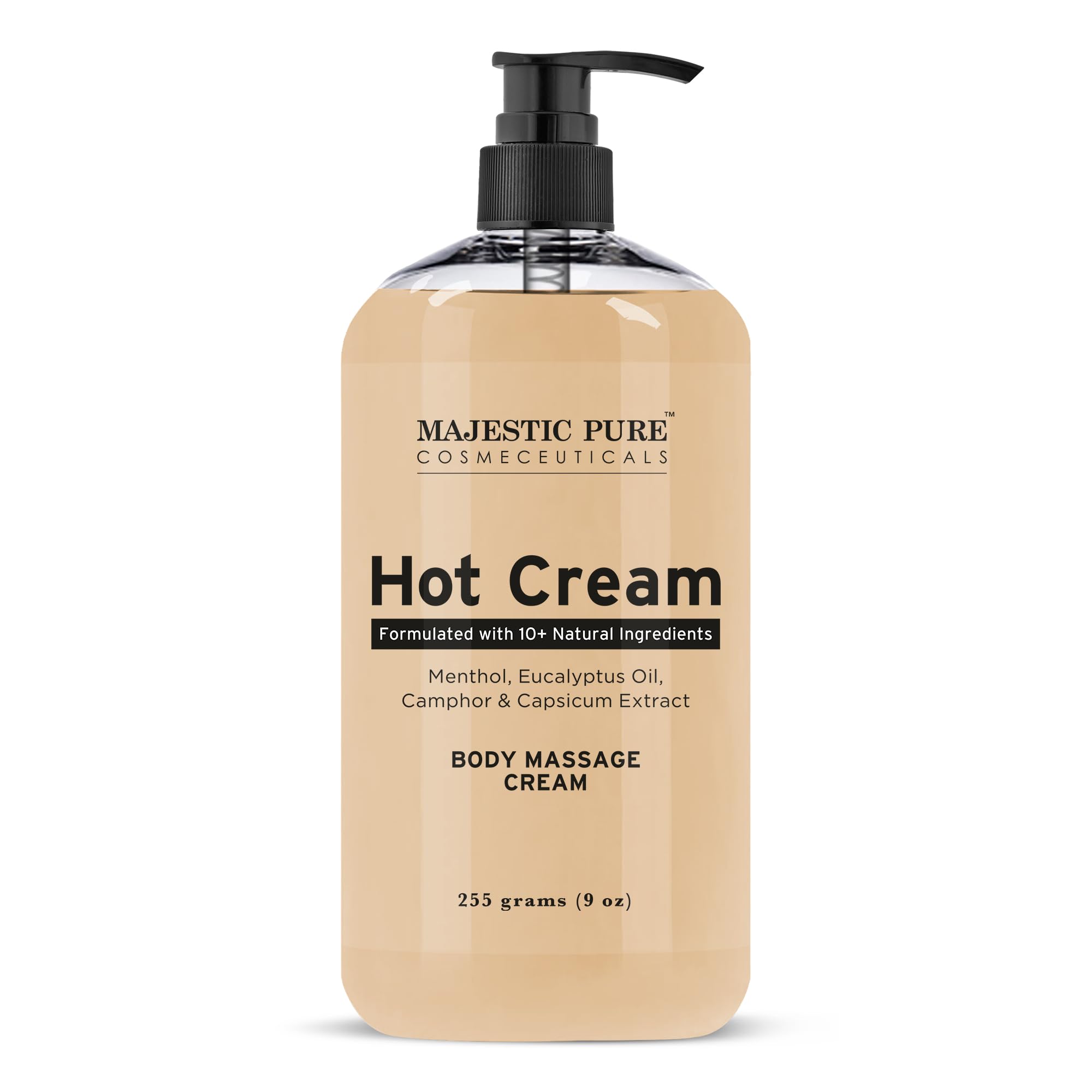 Majestic Pure Hot Massage Cream – 9 oz